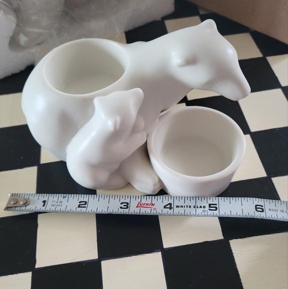 Yankee Candle Polar Bear ceramic tea light holder - Picture 6 of 7